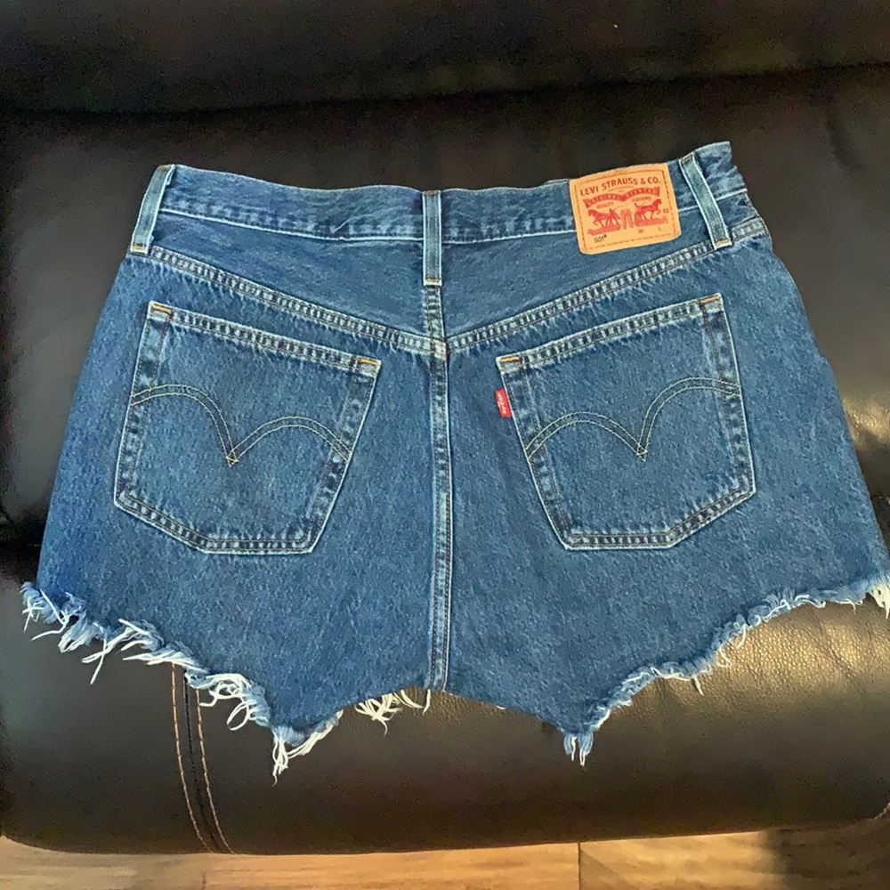 Levi’s 501 High Rise denim shorts